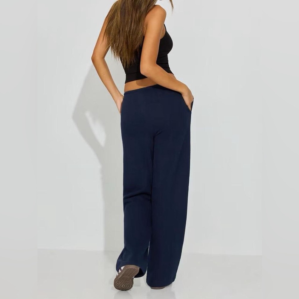 Garage SoftTerry Wide Leg Sweatpants Mariana Blue